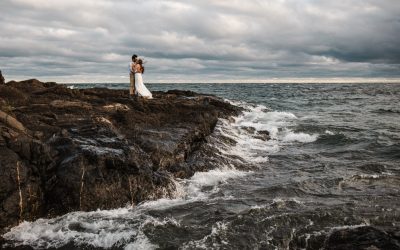 Upper Peninsula Elopement at Lake Superior