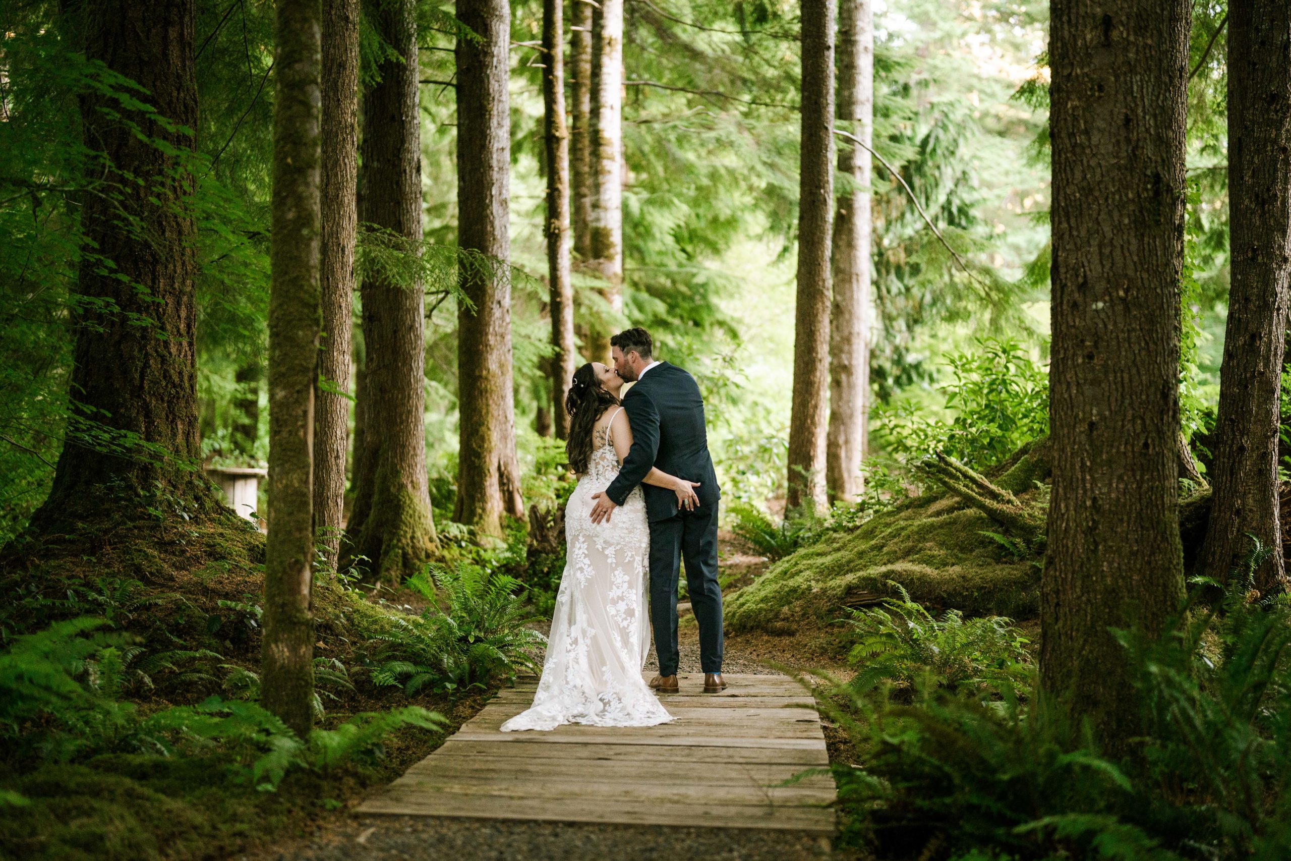 Beautiful Forest Wedding in Forks, Washington