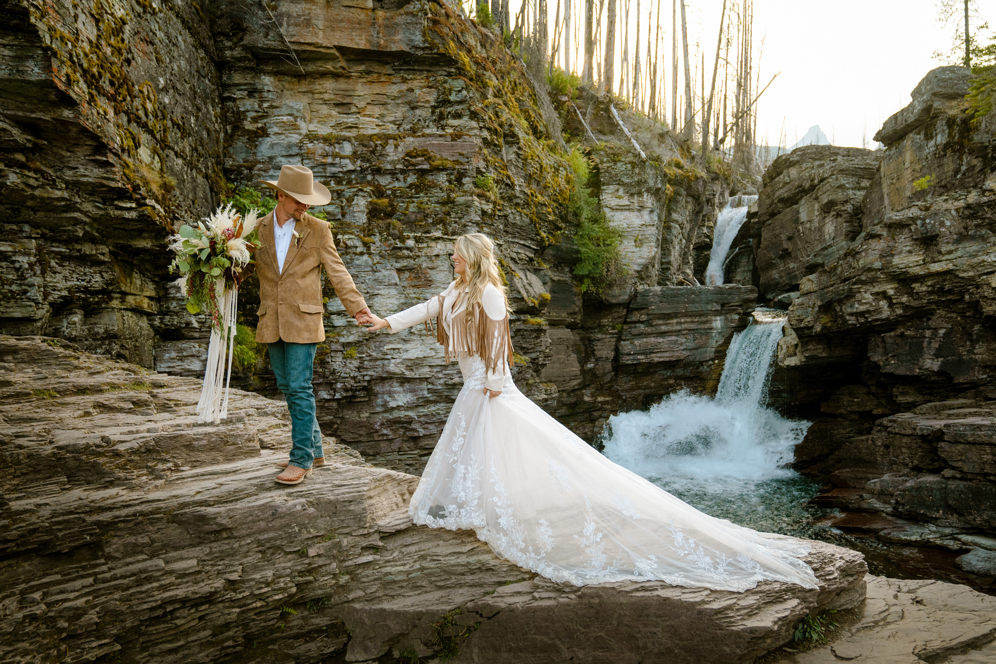Western-style Ranch Destination Wedding in Montana